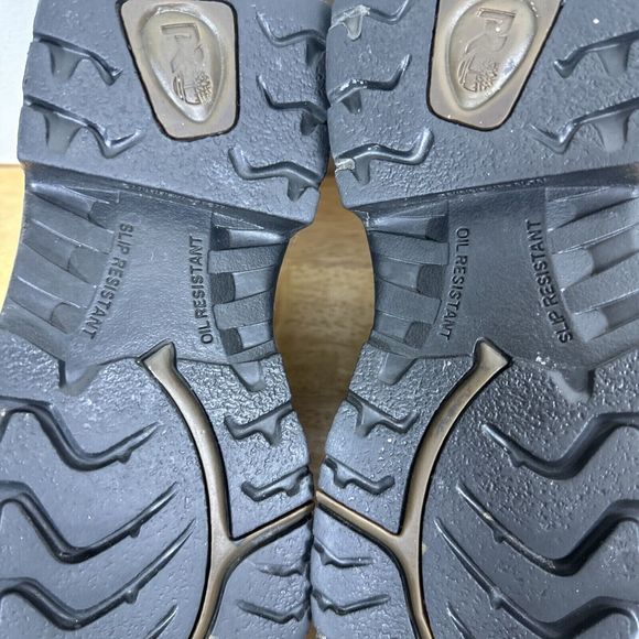 Timberland Pro Series Steel Toe Work Boot ASTM F2413-11 Brown Leather Sz 8 W - Picture 14 of 16